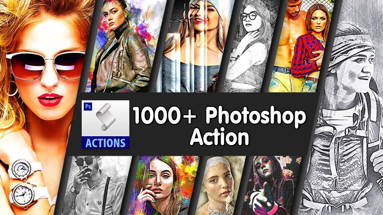 🔥 1000+ Photoshop Action Bundle Pack Free Download | Best Photo Editing Actions for Photoshop 2026
