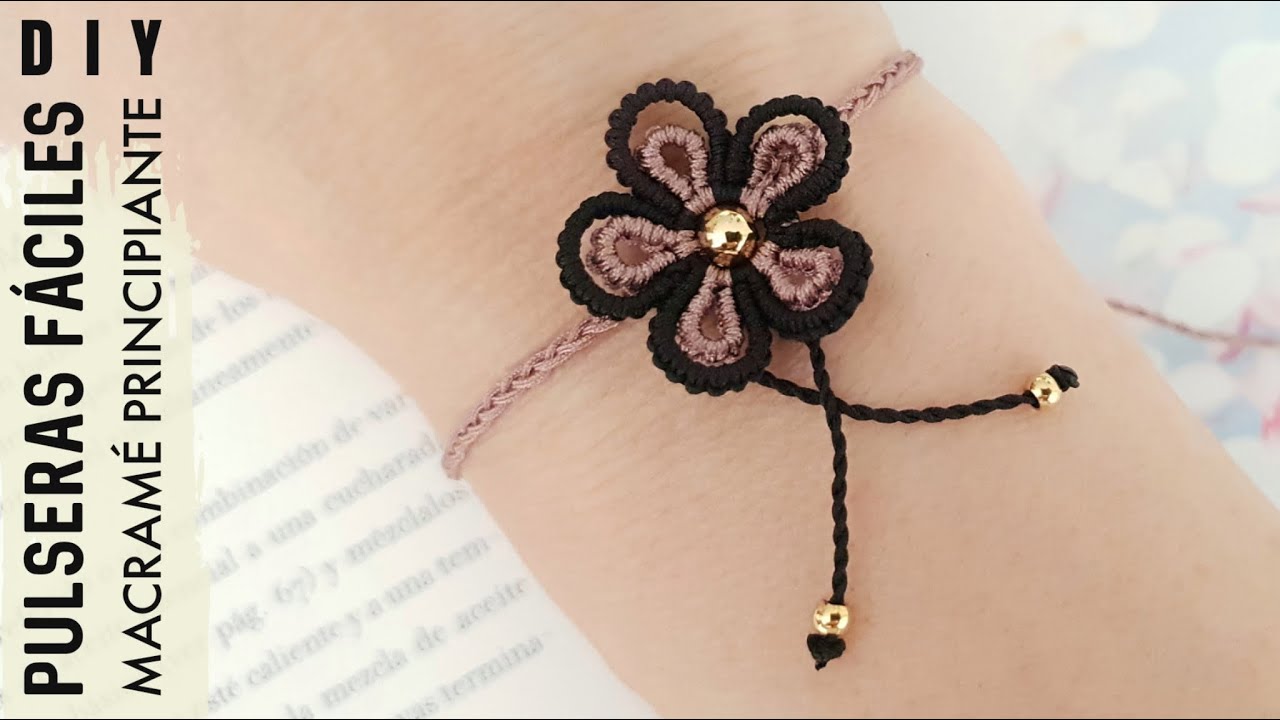 DIY COMO HACER PULSERAS F&Aacute;CIL Y R&Aacute;PIDO | PULSERAS EN MACRAM&Eacute; PARA PRINCIPIANTES