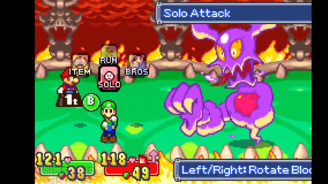 yeahba plays Mario & Luigi - Superstar Saga GBA: Final Boss + Ending - Cackletta