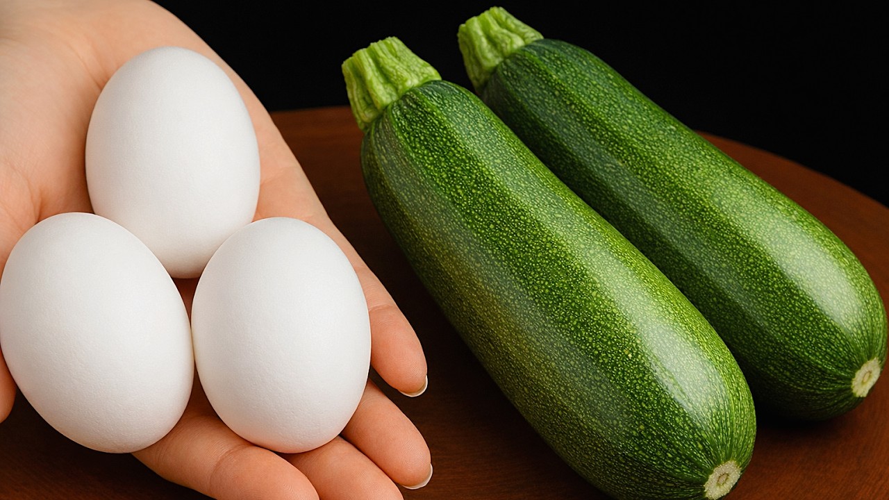 Zucchini mit Eiern schmeckt besser als Fleisch! Ein altes Rezept meiner geliebten Großmutter!
