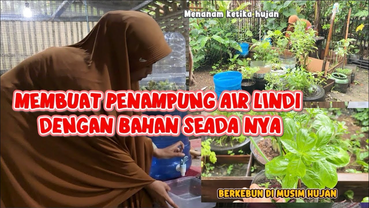 Cara membuat penampung air lindi / memilah sampah dapur #ngompos