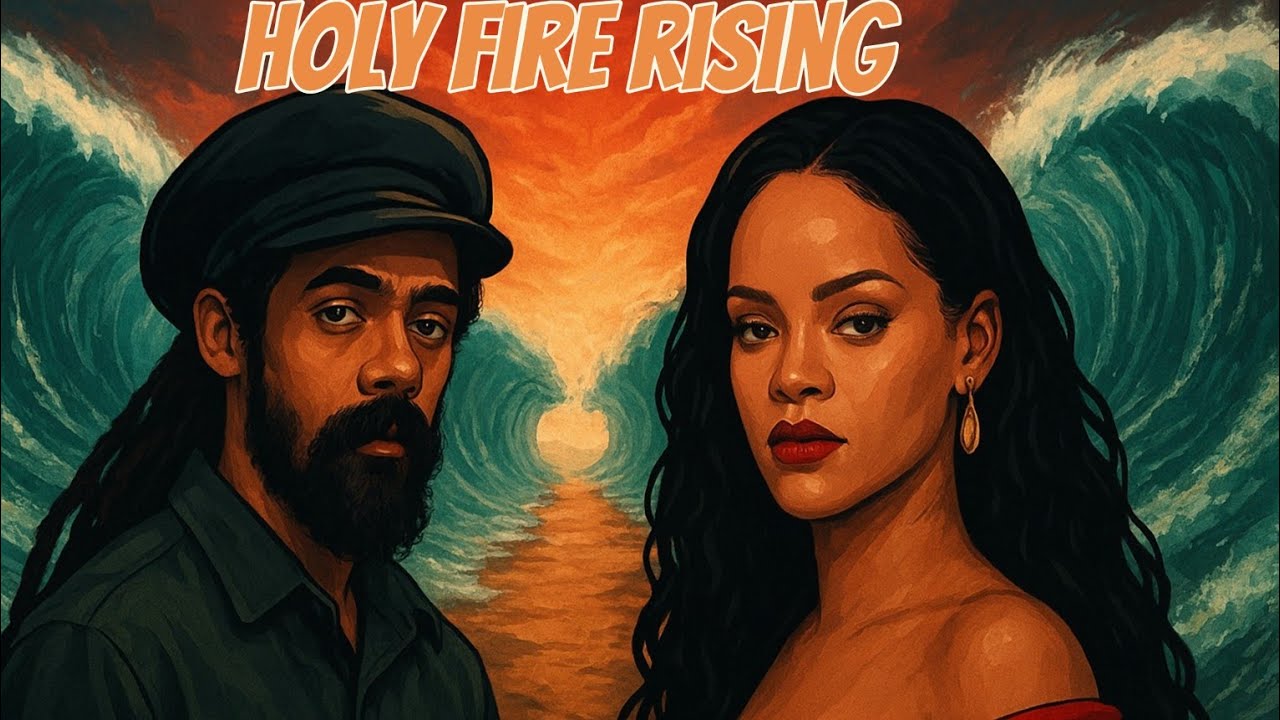 Holy fire rising _ Damian Marley ft Rihanna (gospel reggae lyrics video download)