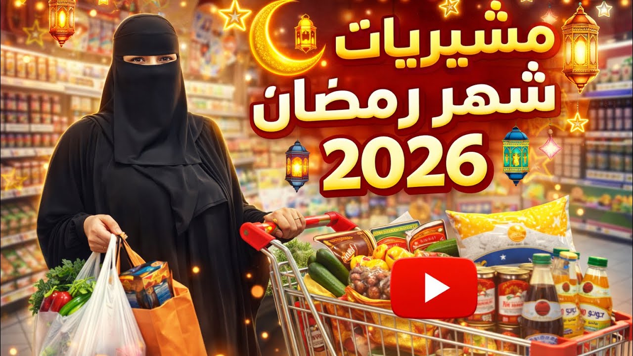 مشتريات شهر رمضان المبارك 🌙 2026