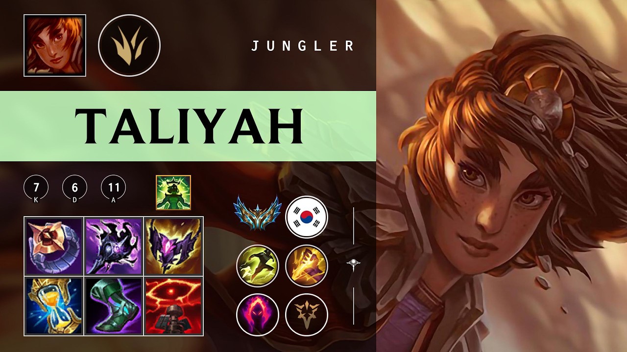Taliyah Jungle vs Hecarim - KR Challenger Patch 26.05