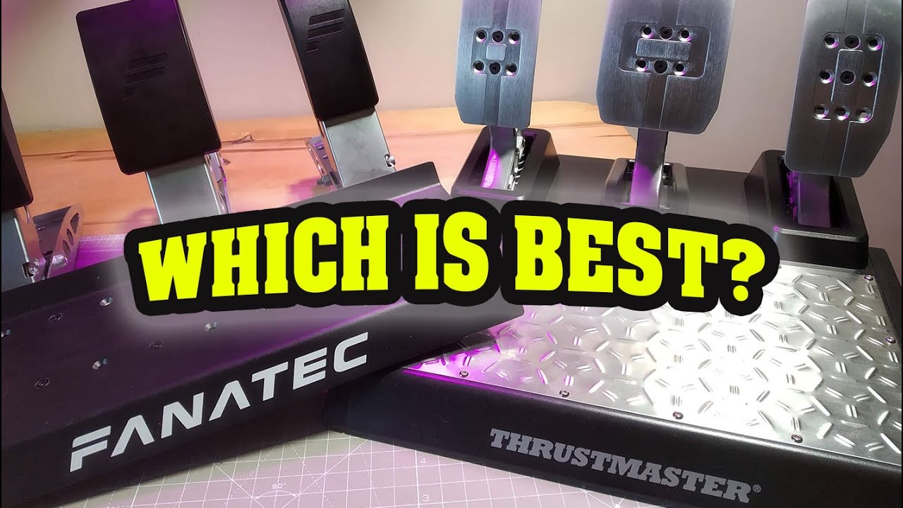 Педали Fanatec CSL с датчиком нагрузки против педалей Thrustmaster T-LCM 🎯ОБЗОР🎯 Какую из них выб...