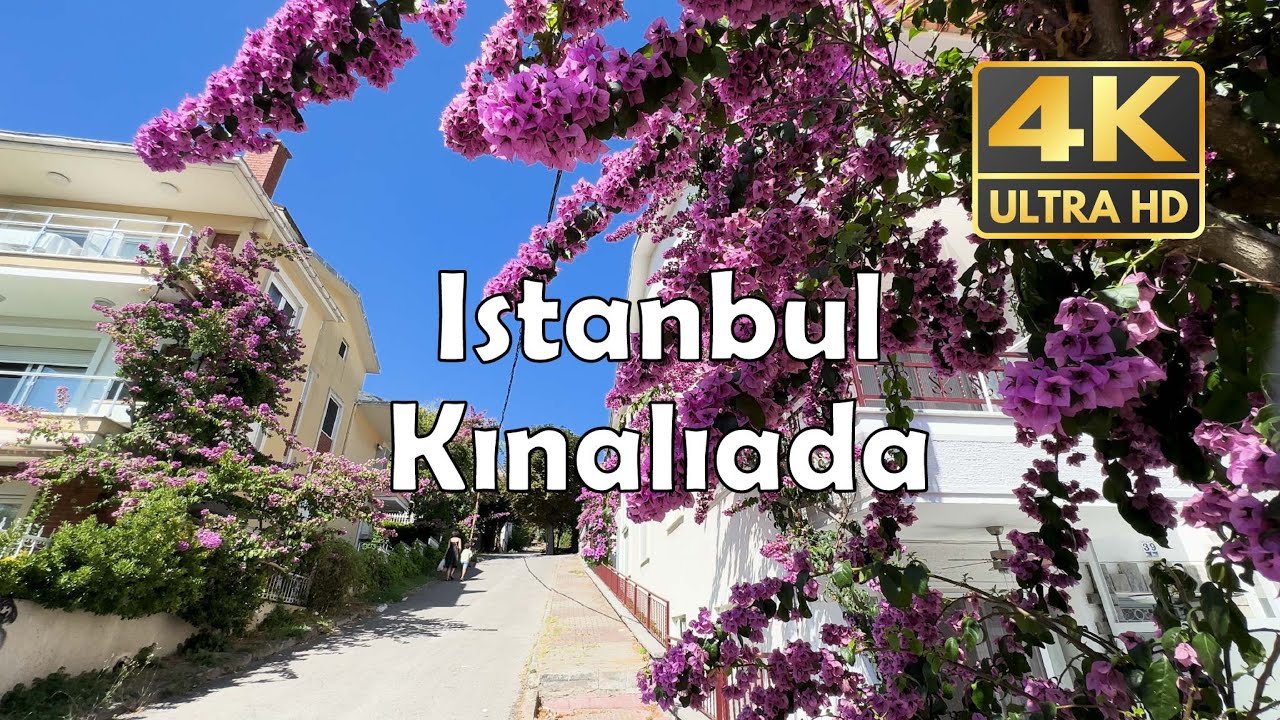 Kınalıada Walking Tour 4K  | Istanbul Princes islands