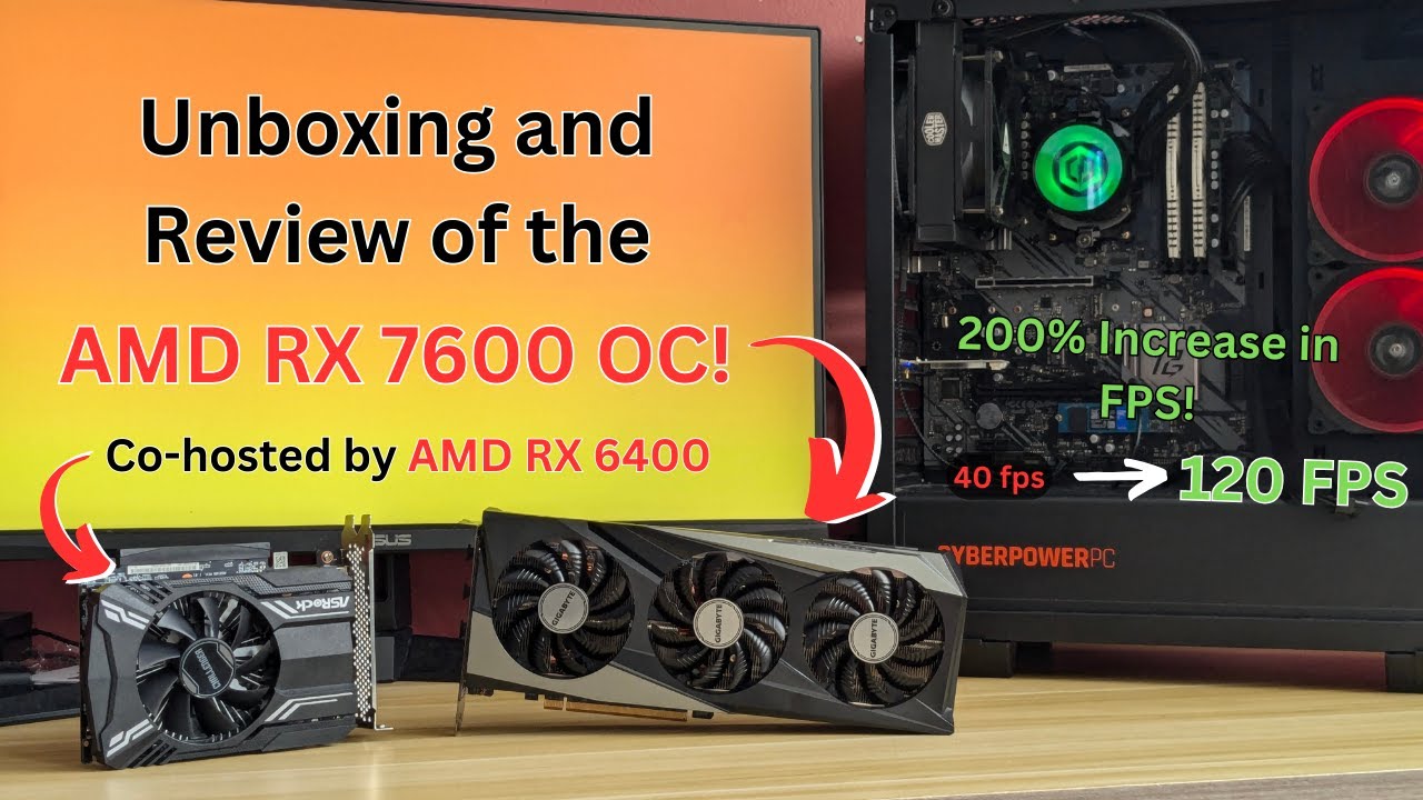 Unboxing and Reviewing the RX 7600 OC