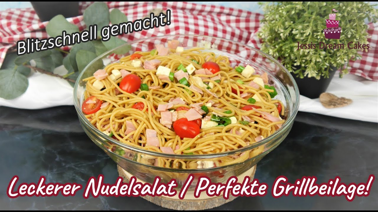 Frischer Nudelsalat mit Maggi, schmeckt das? Oh Jaaaa!🤤/Perfekte Grillbeilage!/Einfach und Schnell!
