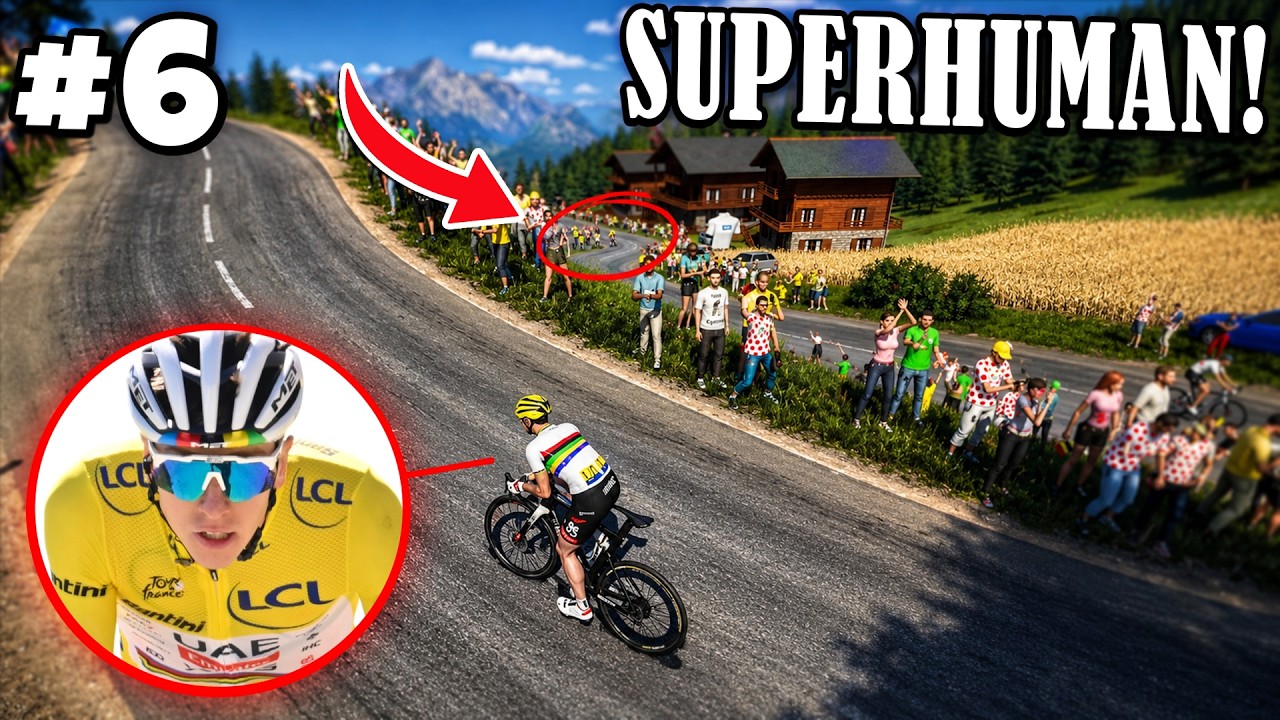 Pogačar wchodzi na poziom NADLUDZKI!! #6 (Tour De France 2026 gra na PS5)