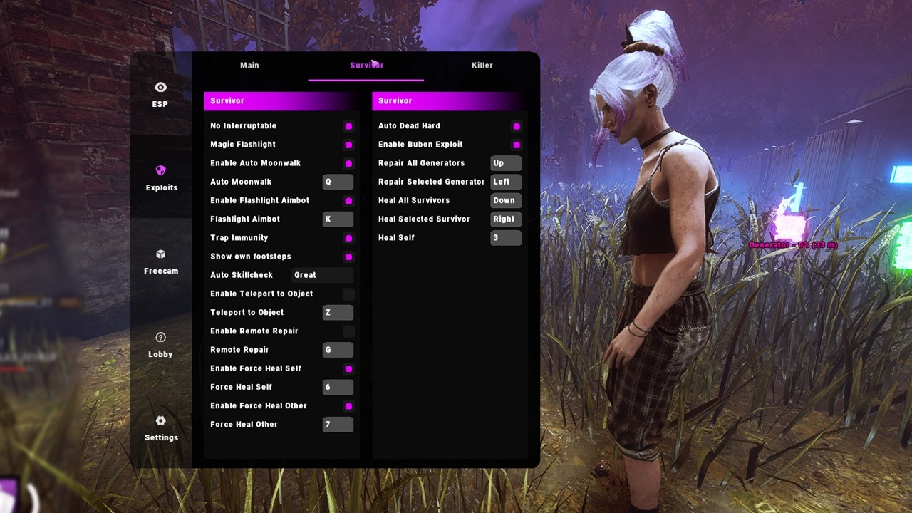 Dead by Daylight Cheat New Rage Features Showcase (INSANE)