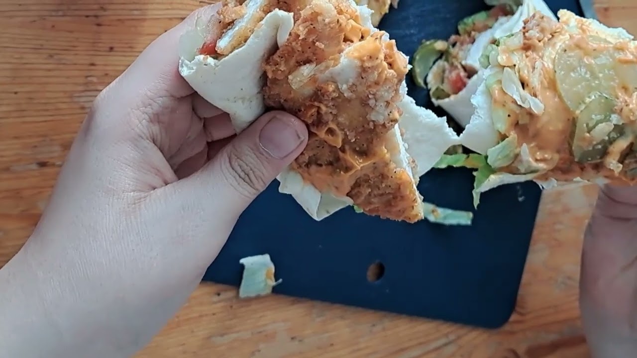 McDonald's Sour Cream Cheese & Onion Chicken and  McWrap Honeyfire