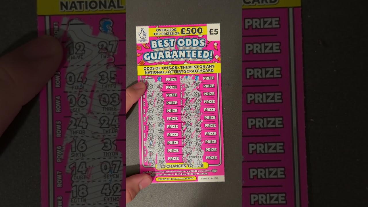 Winning on &pound;5 Best odds guaranteed! #instantwin #lottery #scratch #lotteryticket #scratchcard #win