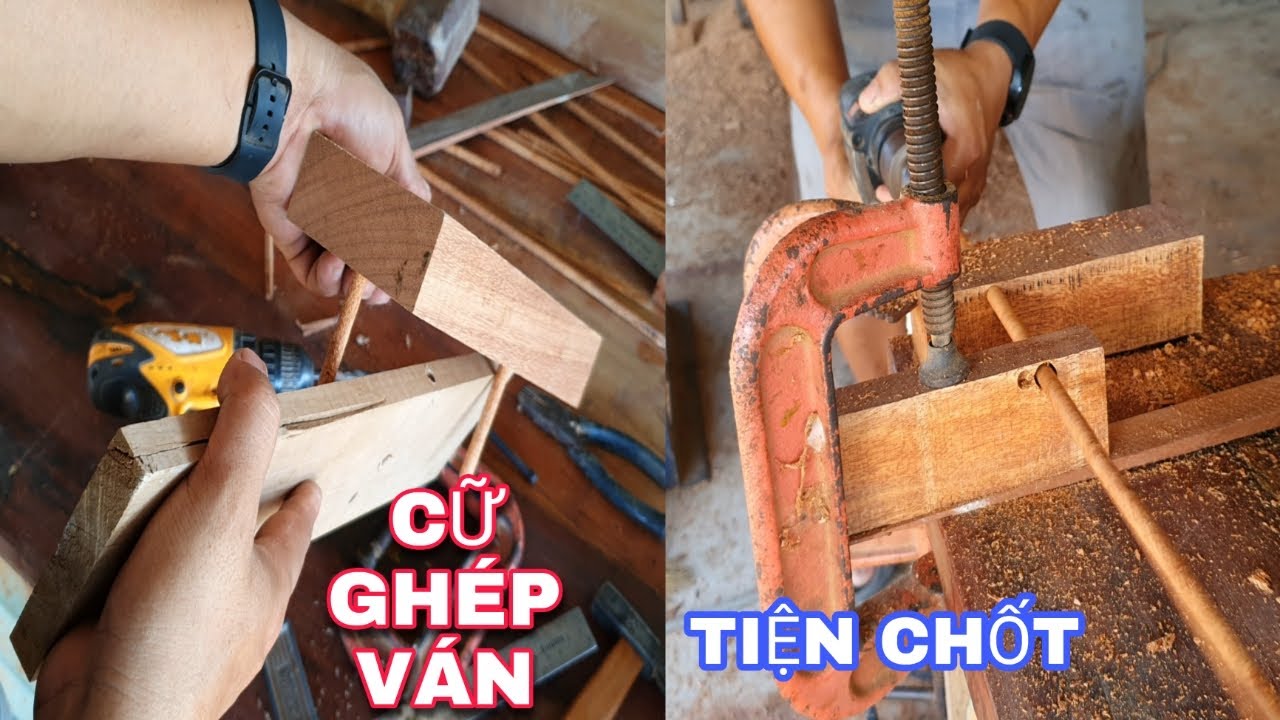 [Mộc Mực Mẹo] Cách Làm Chốt Gỗ Và Cữ Để Ghép Mọi Loại Ván