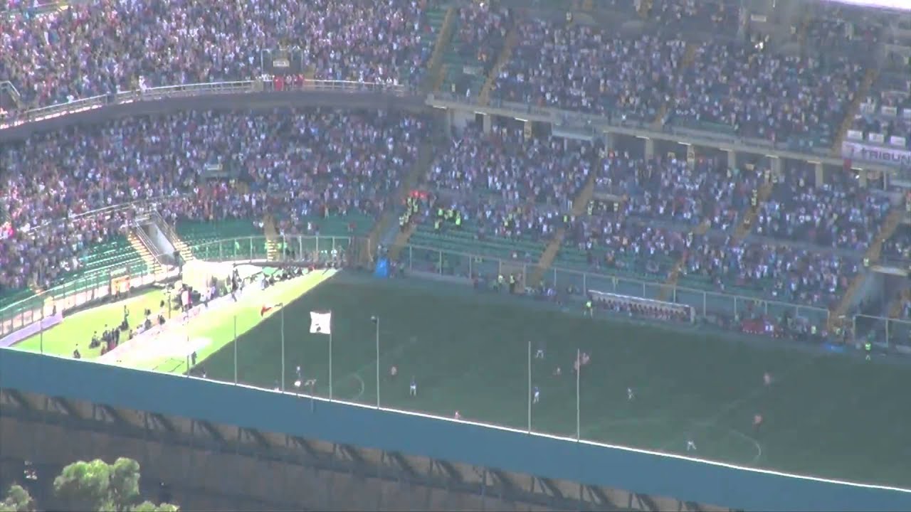 Palermo - Inter HD (gol di Ilicic ripreso da Monte Pellegrino) 19-09-2010