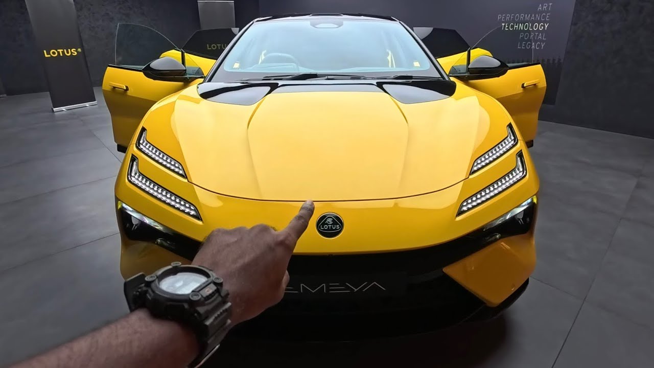 POV! 1-of-1 | 603bhp | LOTUS EMEYA S in Solar Yellow & Magnetite