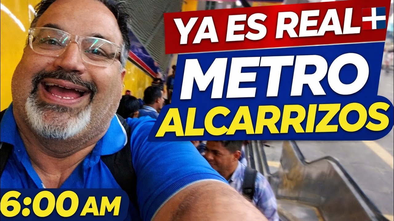 Primer viaje del Metro 🚇 de Los Alcarrizos: lo que NADIE te contó 🇩🇴