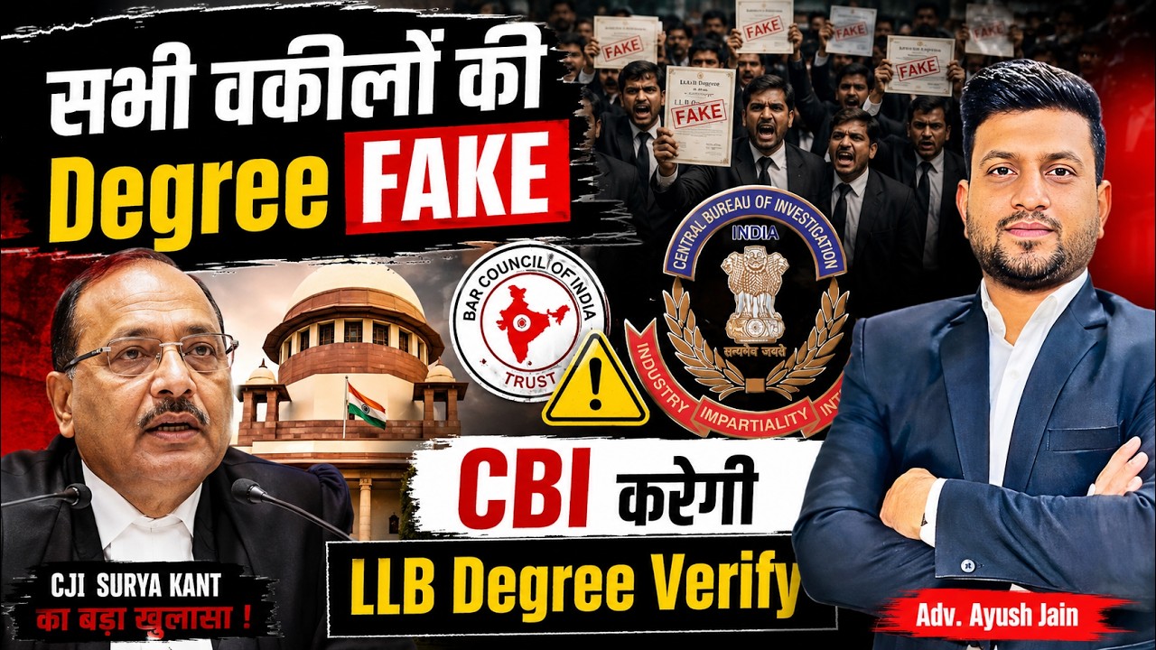 LLB Degree SCAM EXPOSED 2026 | CBI Verify LLB Degree Holders | Smart & Legal Guidance