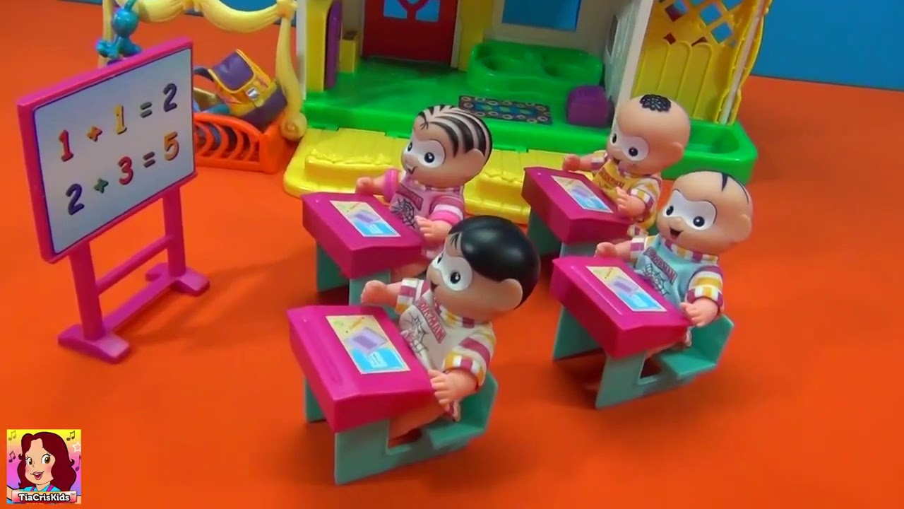 Escolinha Nº 1! Turma da Mônica Baby! Vamos brincar! #tiacris #tiacriskids #momentodacriança