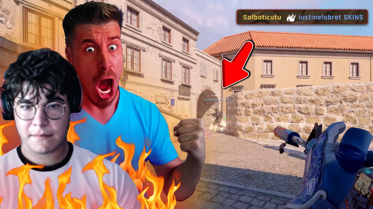 IUSTIN INTRA SINGUR IN FOC LA CS 2VS2🔥😡