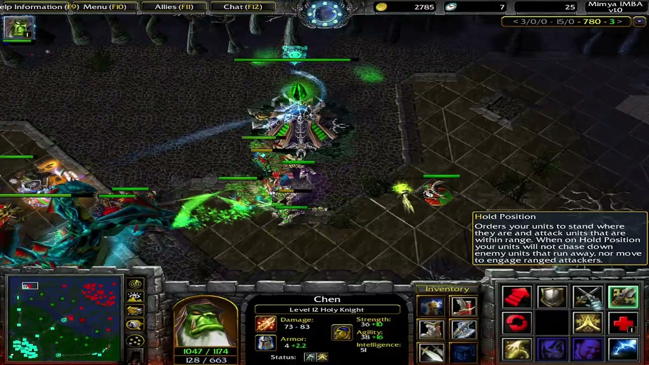 Dota Imba Mimya AI: Chen, the Holy Knight + Bonus skill: Ball Lightning | Dota City Theme