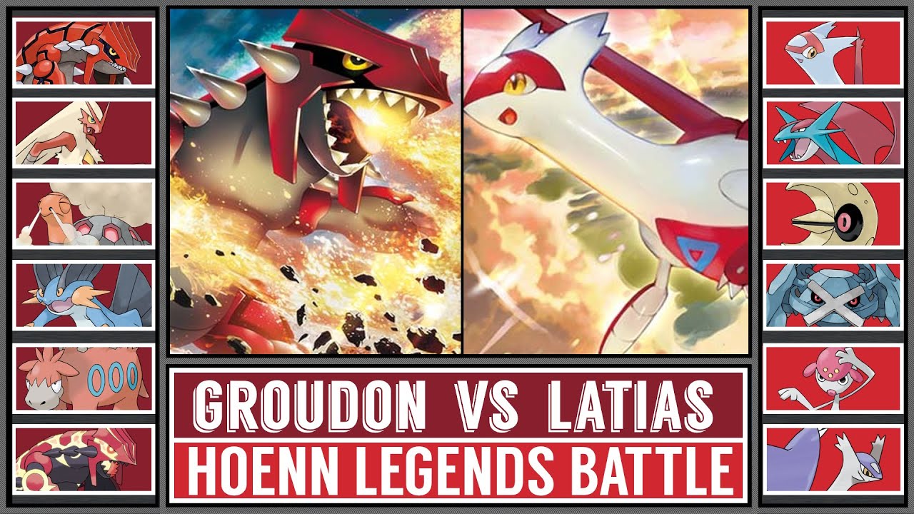 PRIMAL GROUDON vs MEGA LATIAS | Hoenn Legendary Pok&eacute;mon Battle