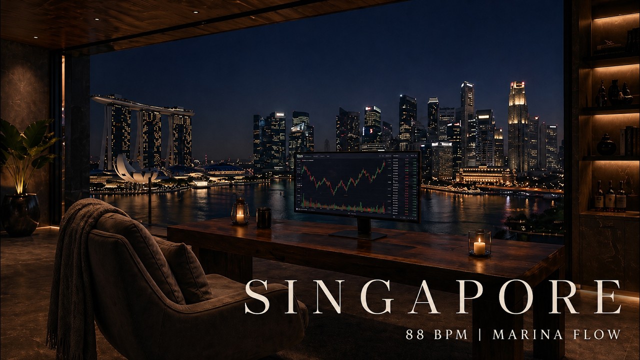 SINGAPORE WORK MUSIC — 1 Hour of Deep Focus Chillstep for Work, Study & Flow State
