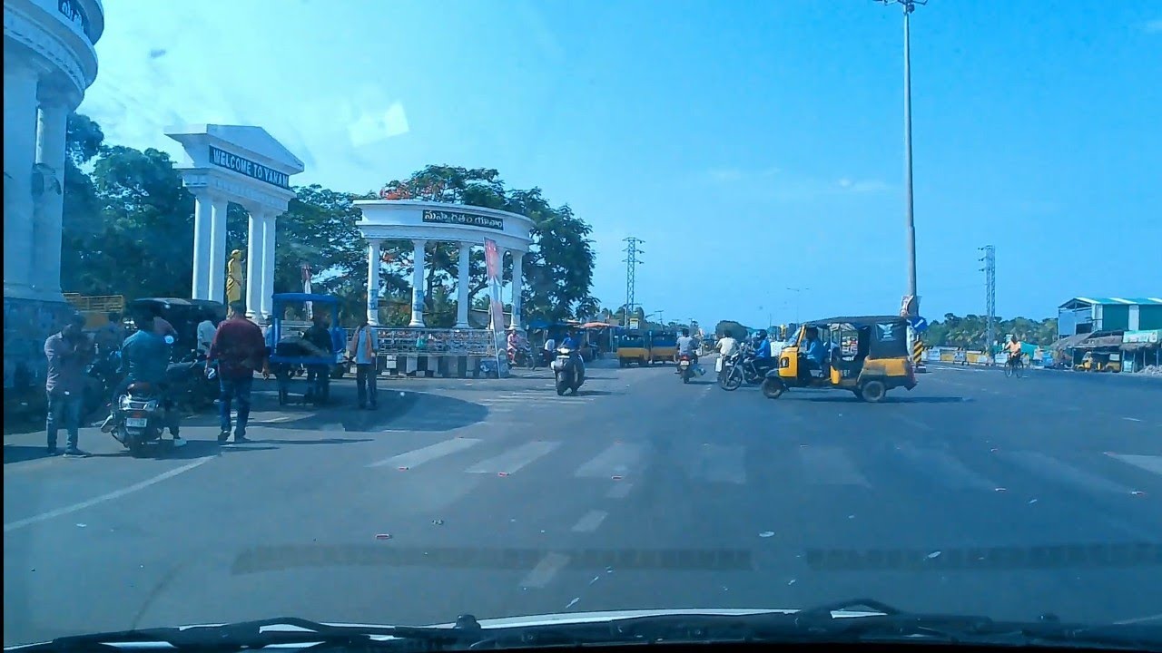 Yanam City 4K Street Drive Video || 