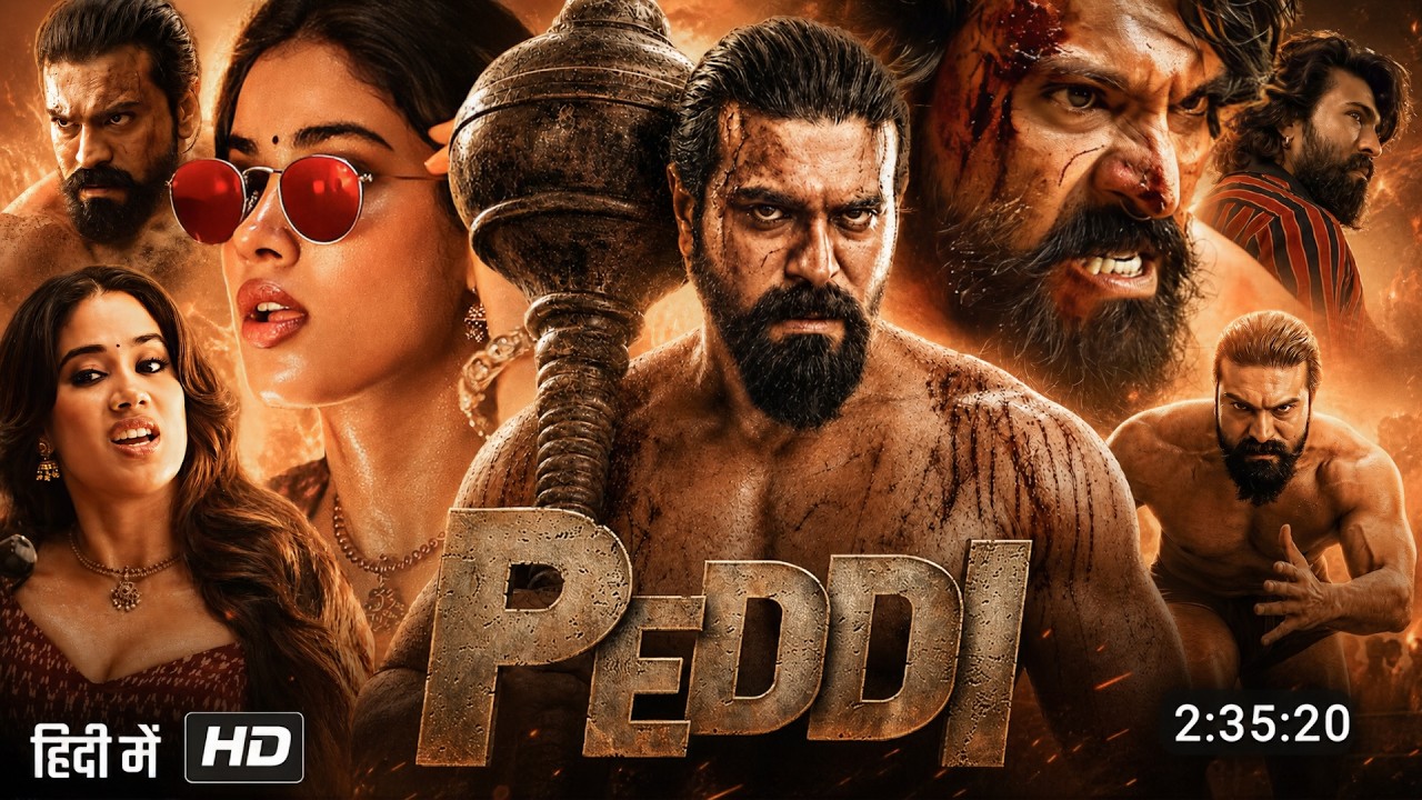 Peddi Full Movie Hindi Dubbed 2026 | Ram Charan New Movie | Janhvi Kapoor | Update