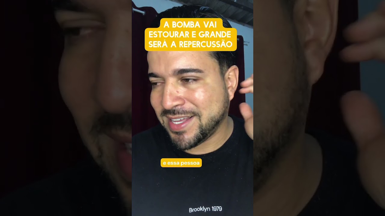 A bomba vai estourar e vai ser a maior repercuss&atilde;o 