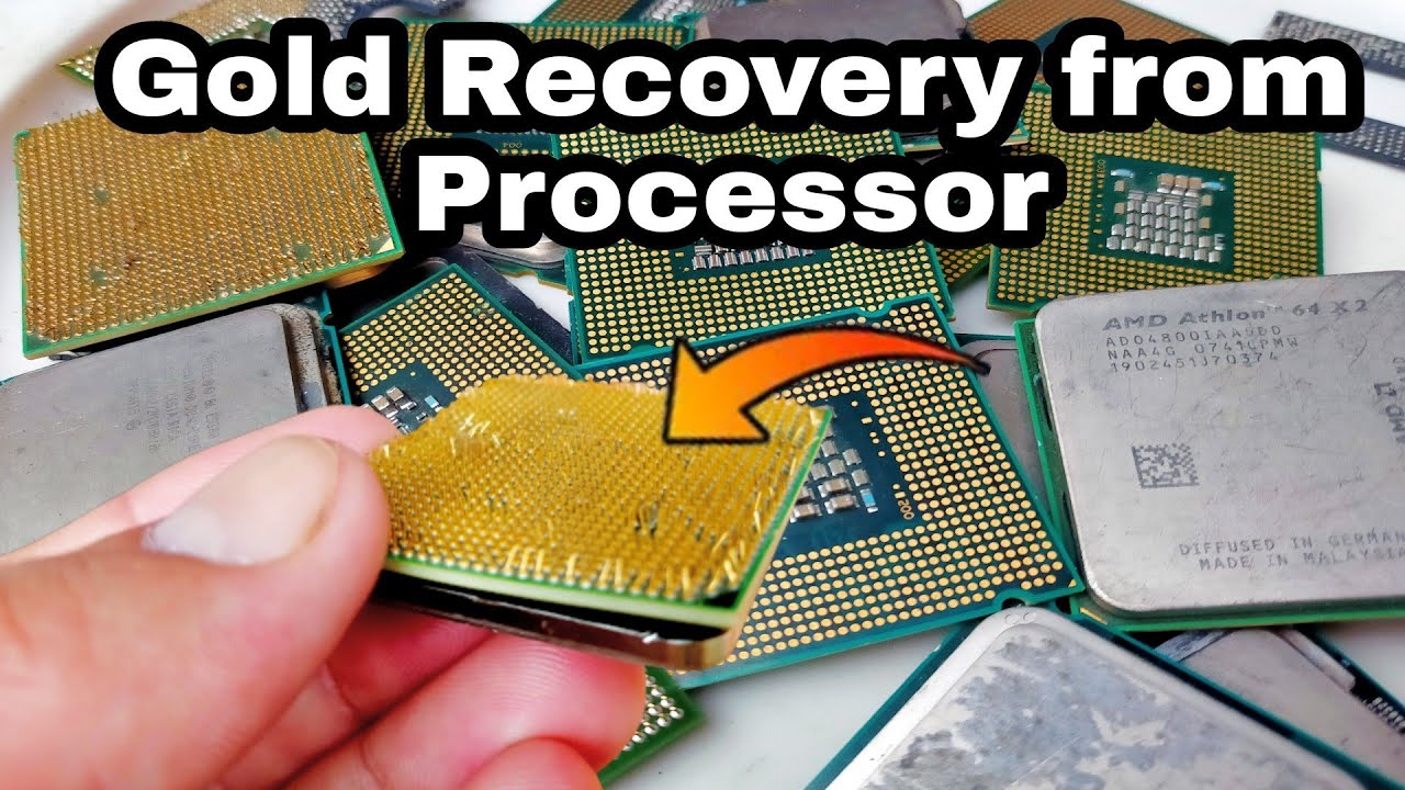How to recover gold from processor/how to recover gold from computer scrap#dr #gold #goldrecovery