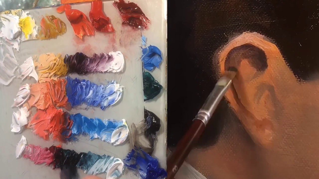 👂✨ How to Paint a Realistic Ear in Oils (Step-by-Step Guide)