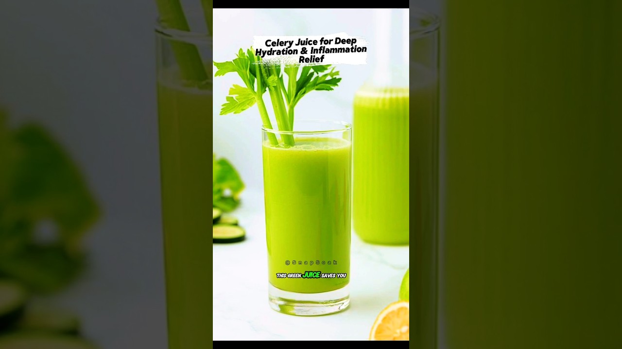 Celery Juice Benefits:Hydration, Inflammation & Blood Pressure #celeryjuice #benefits #healthtips