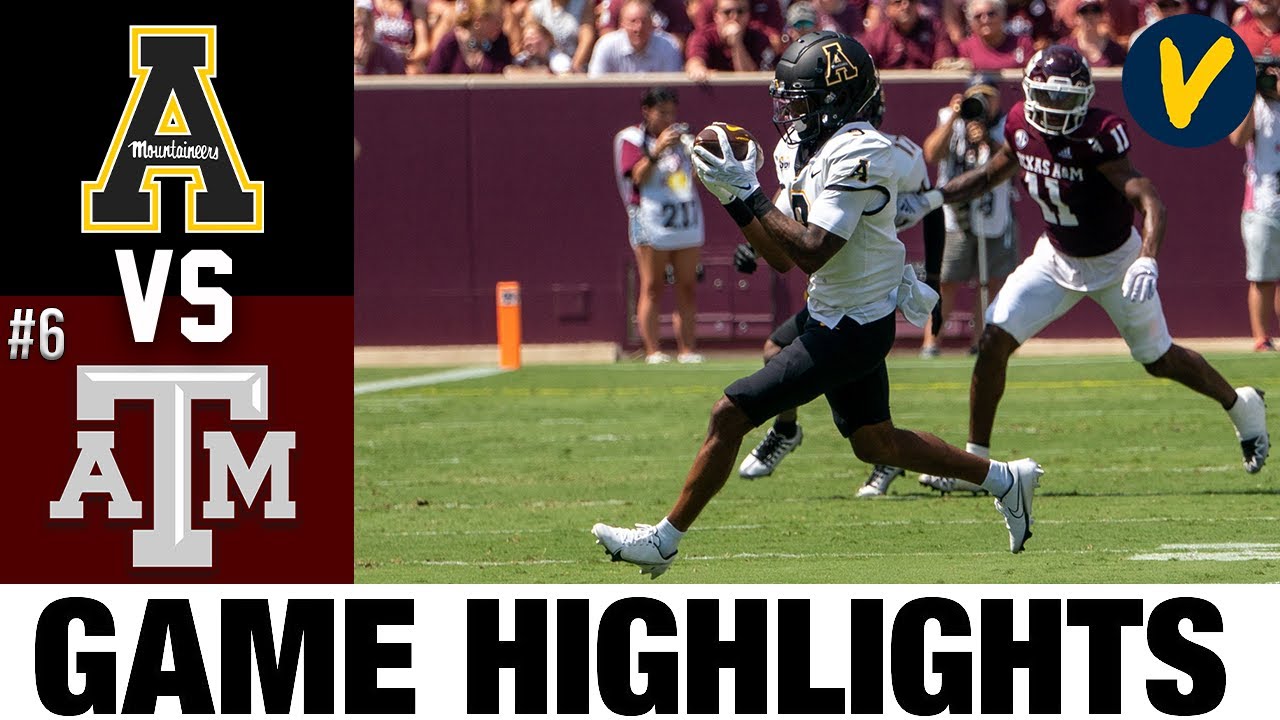 Appalachian State vs #6 Texas A&M | 2022 College Football Highlights
