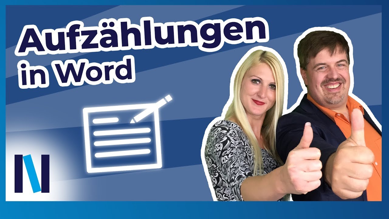 Word #7 - Nummerierungen und Aufzählungen in Word schnell und einfach gestalten