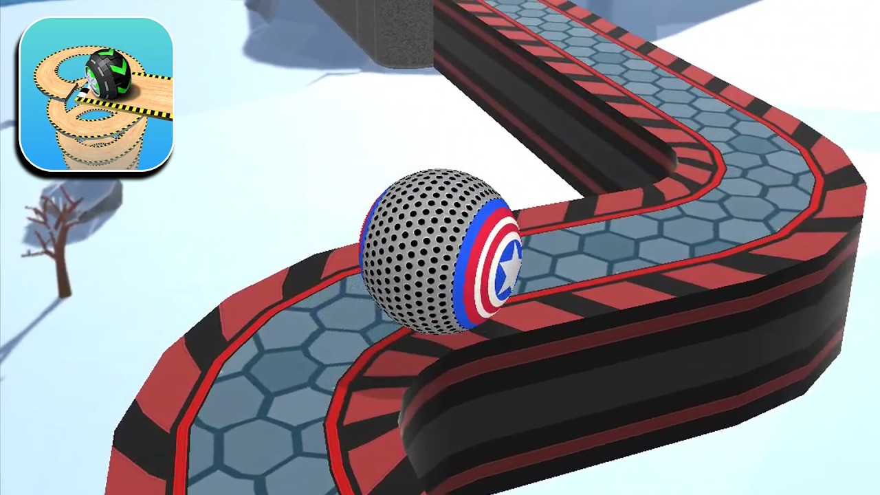 Rolling Ball Sky Escape Gameplay Speedrun All Level 715-718