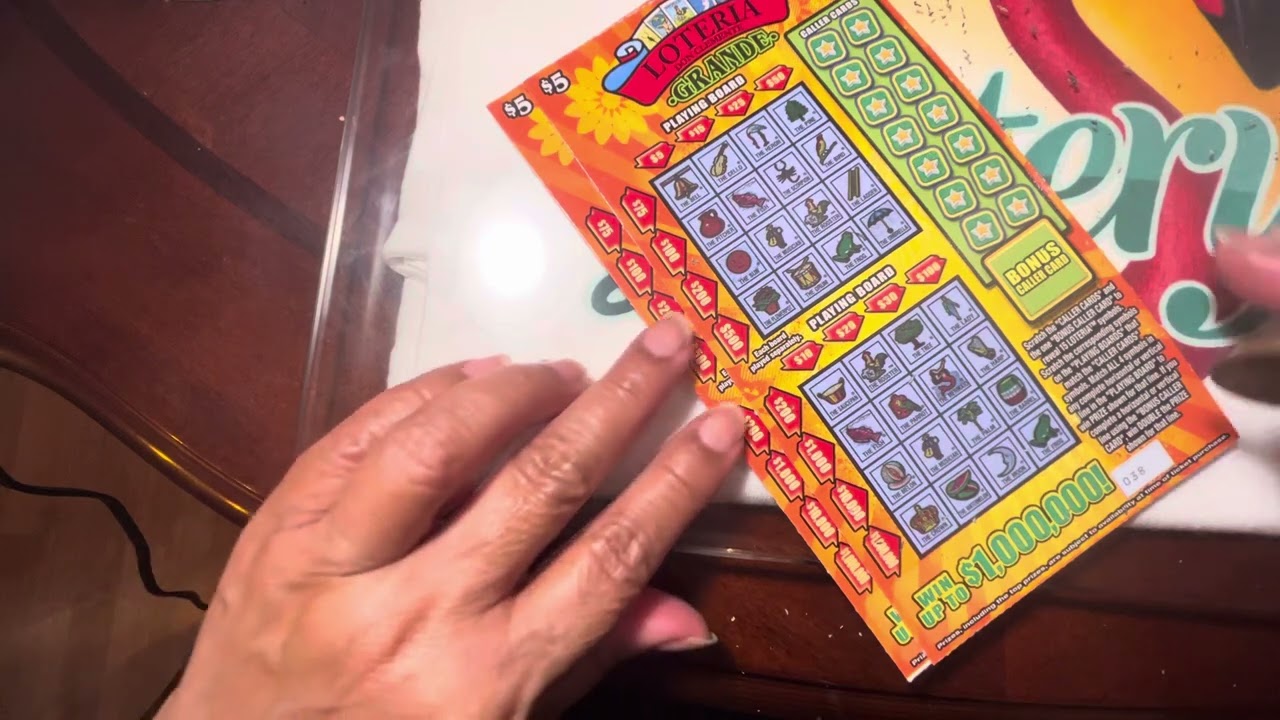 Florida LOTTERY - Raspaditos de LOTERIA - $5.00 ‘Lotería Grande’ - 12/08/2024