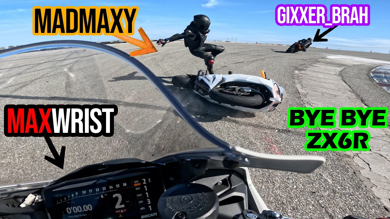 Motorcycle Influencers Take Over The Track