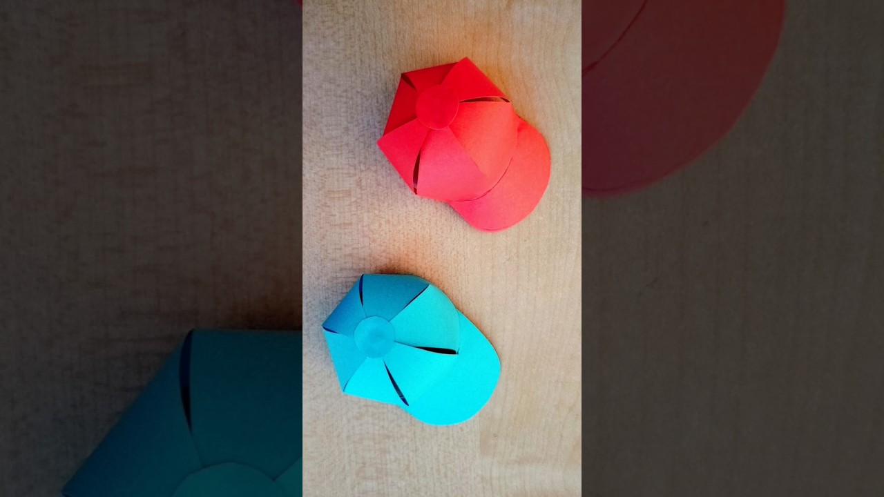 Miniature Paper Cap#shorts