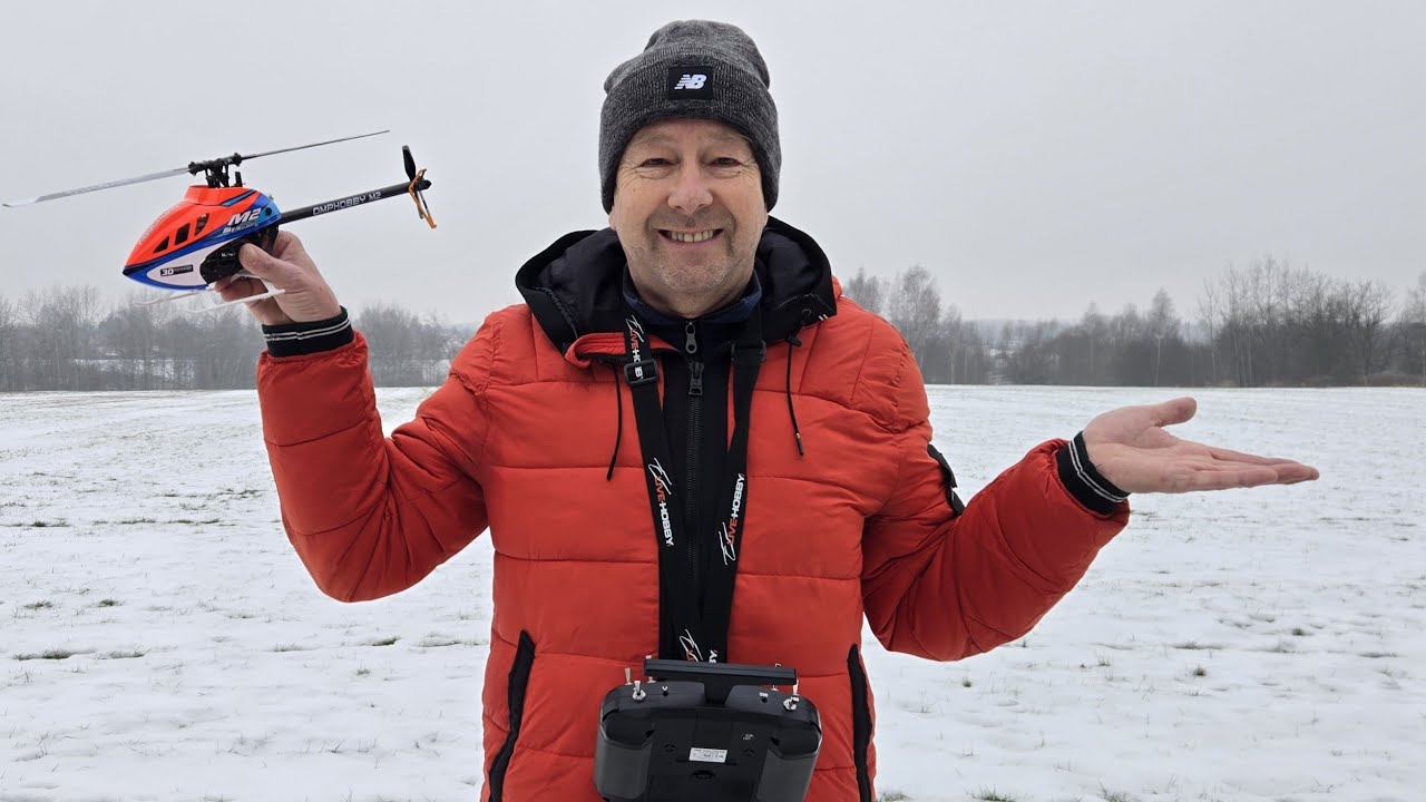 Пережить зиму с моим OMPHOBBY M2 V3 PRO