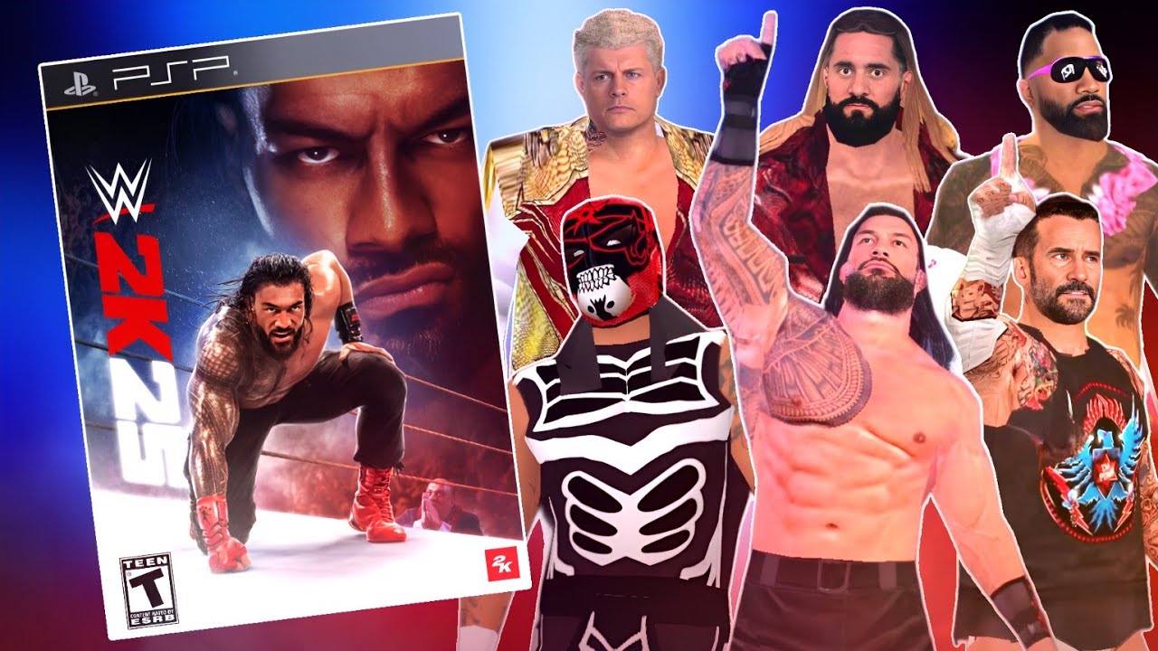 WWE 2K25 на PSP — это безумие!