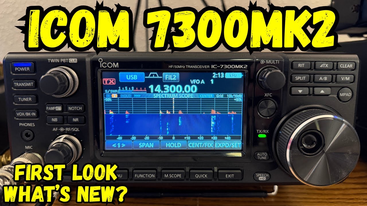НОВИНКА! Первый взгляд на Icom IC-7300MK2!