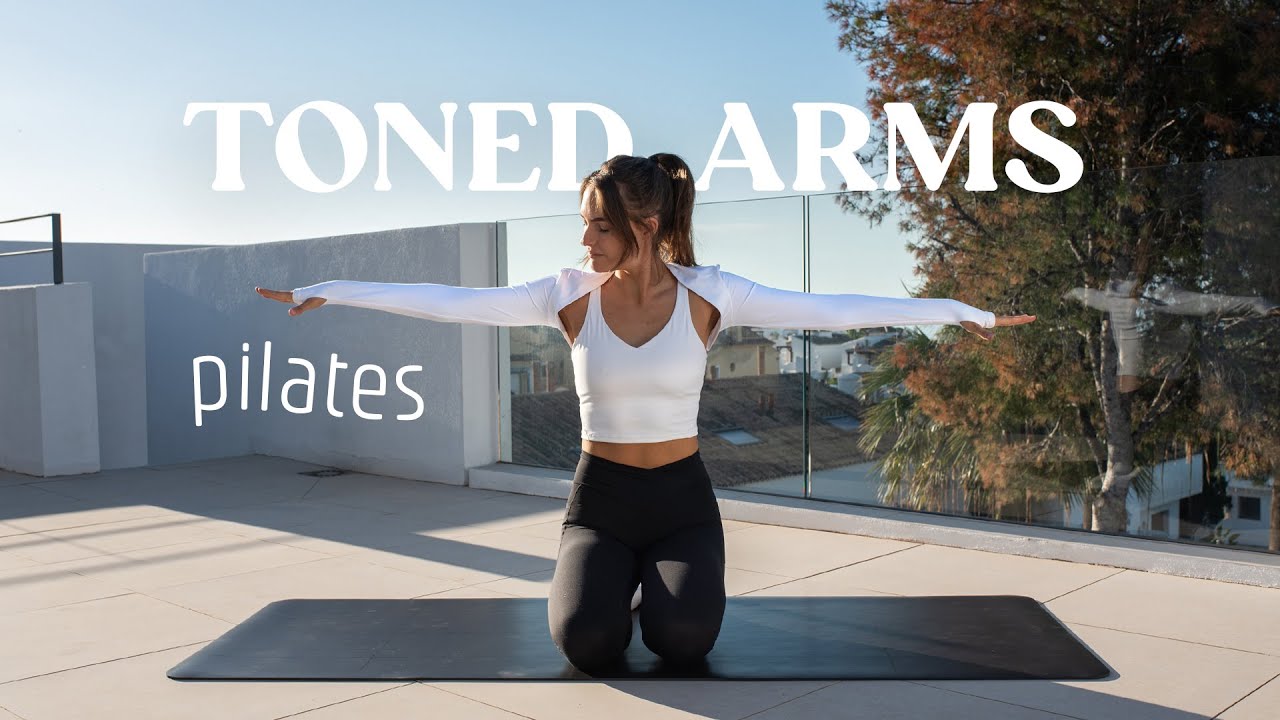8 MIN TONED ARMS pilates workout (beginner, no equipment)