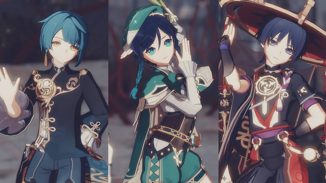 【Genshin Impact MMD/原神】疑心暗鬼【Venti / Xingqiu / Scaramouche】