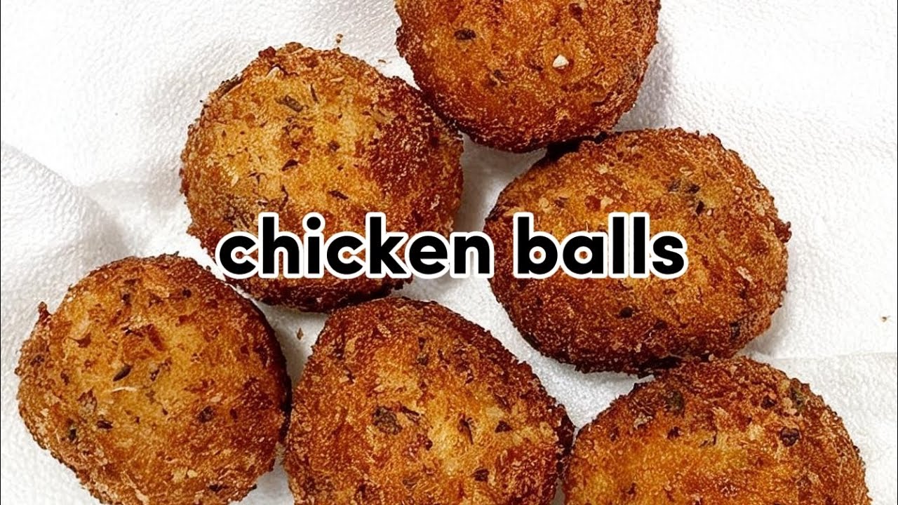 Easy Chicken balls @pots_n_puzzles #simplerecipe #ramadan 