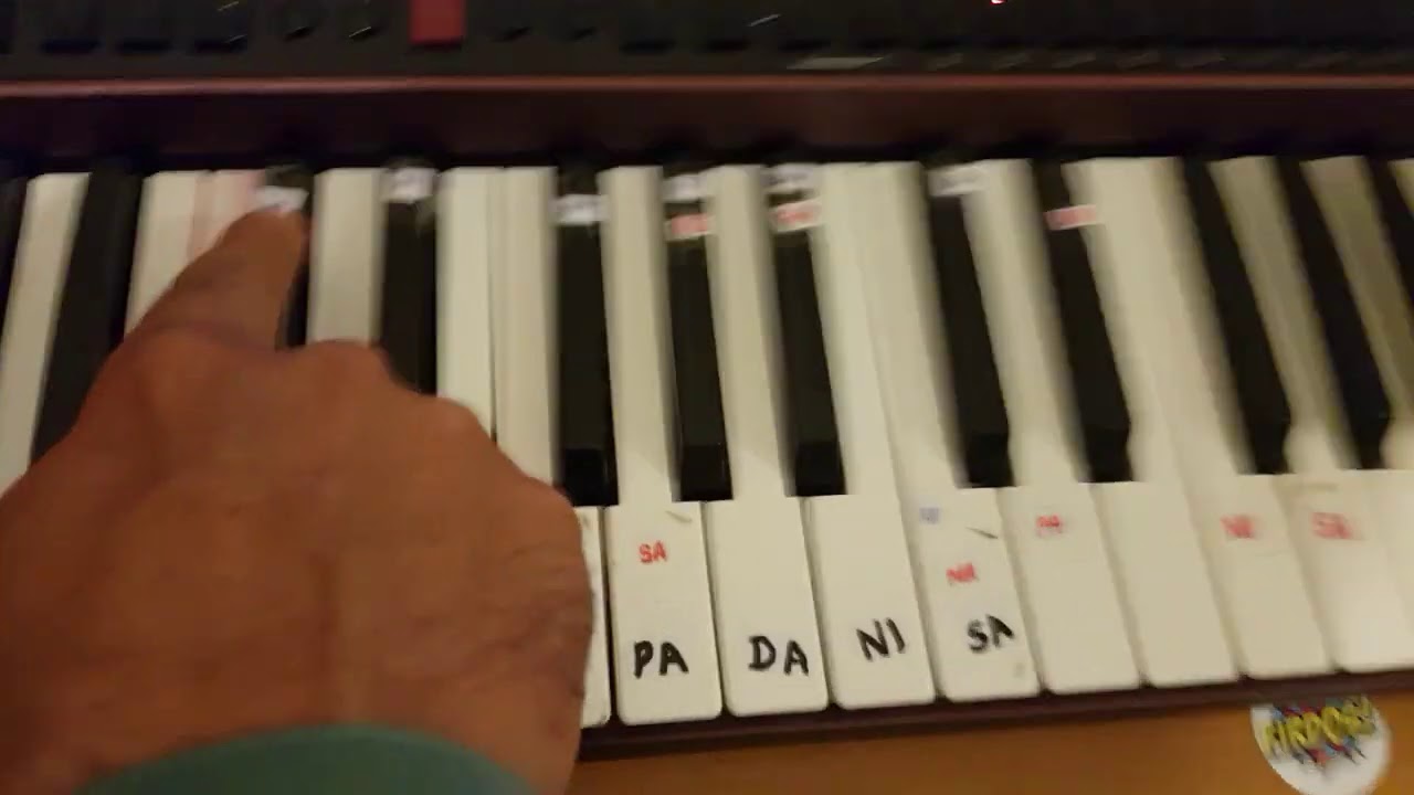 Learn Pashto Piano Sargam Complete explanation