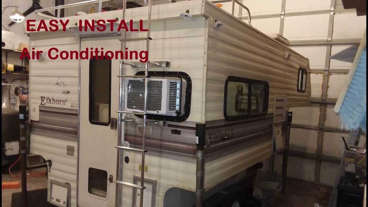 Window Air Conditioner Fitted to a Truck Camper RV, the BEST model to use ( info below )