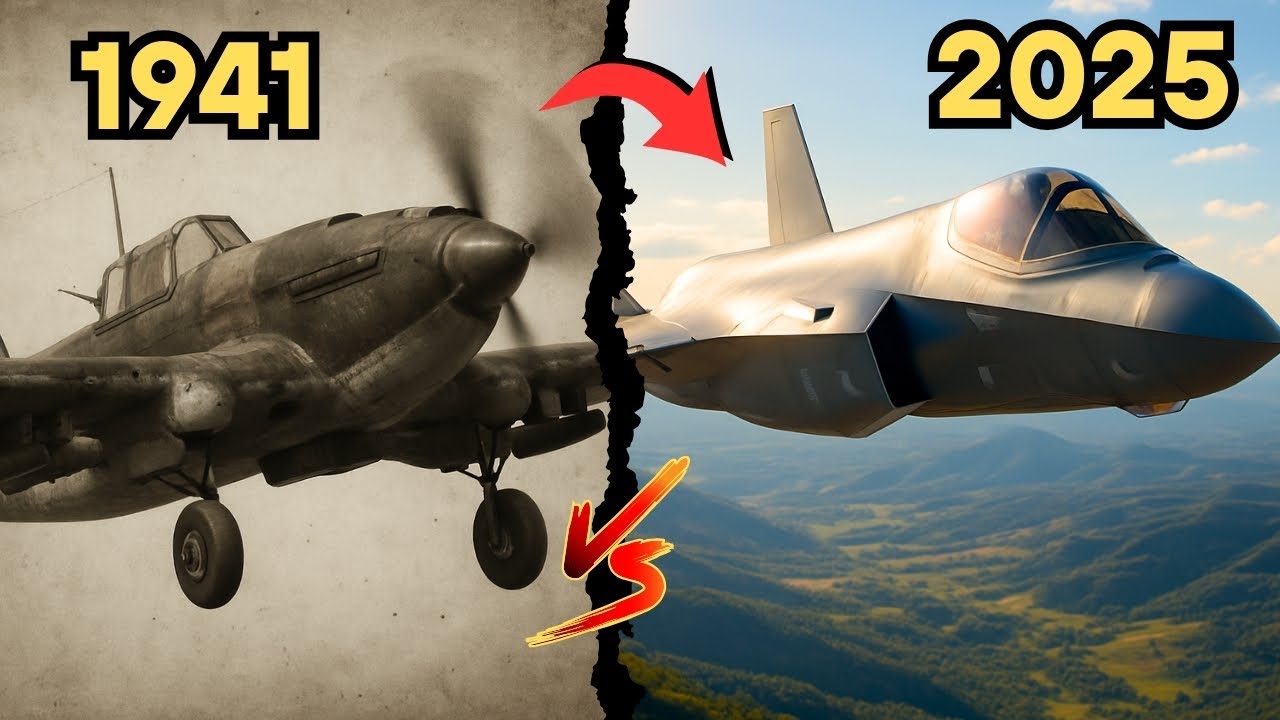 Evolution of Ground Attack Aircraft 1941–2025 | From IL 2 to F 35 & KF 21
