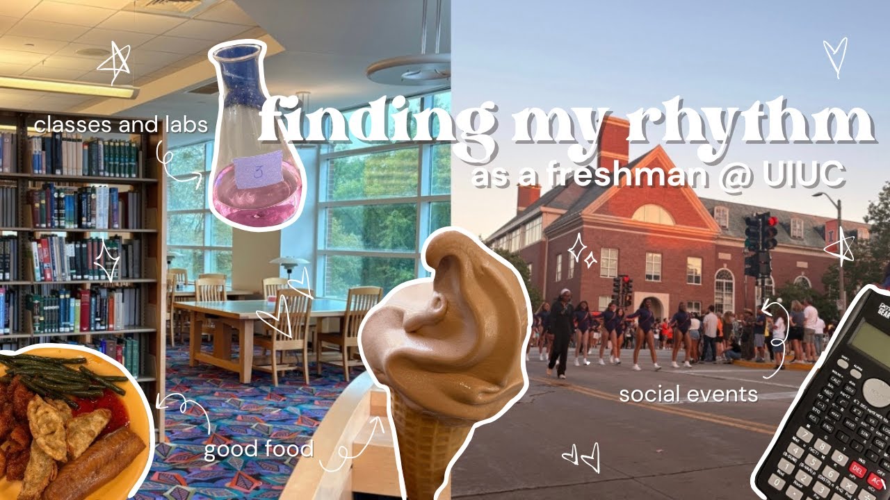 my first month of college as an international student | uiuc freshman week in my life