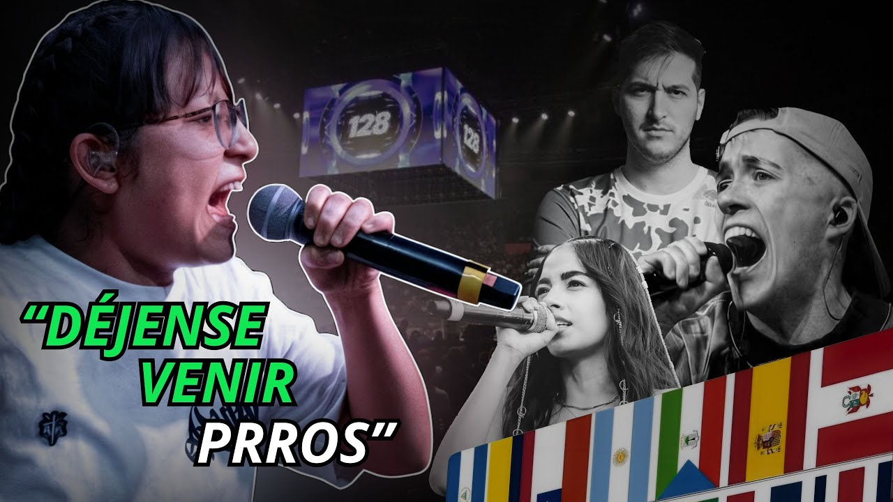 👑Mejores RIMAS de Azuky VS Freestylers INTERNACIONALES