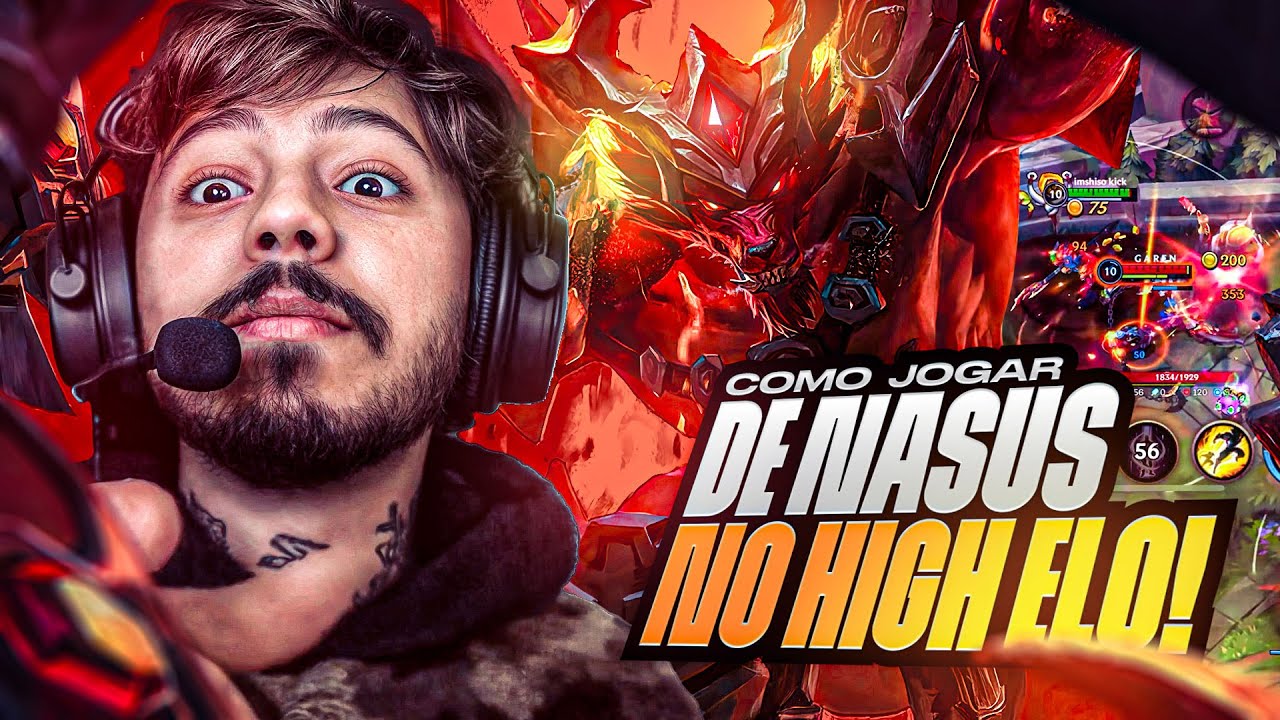 NASUS NO HIGH ELO - COMO JOGAR! WILD RIFT